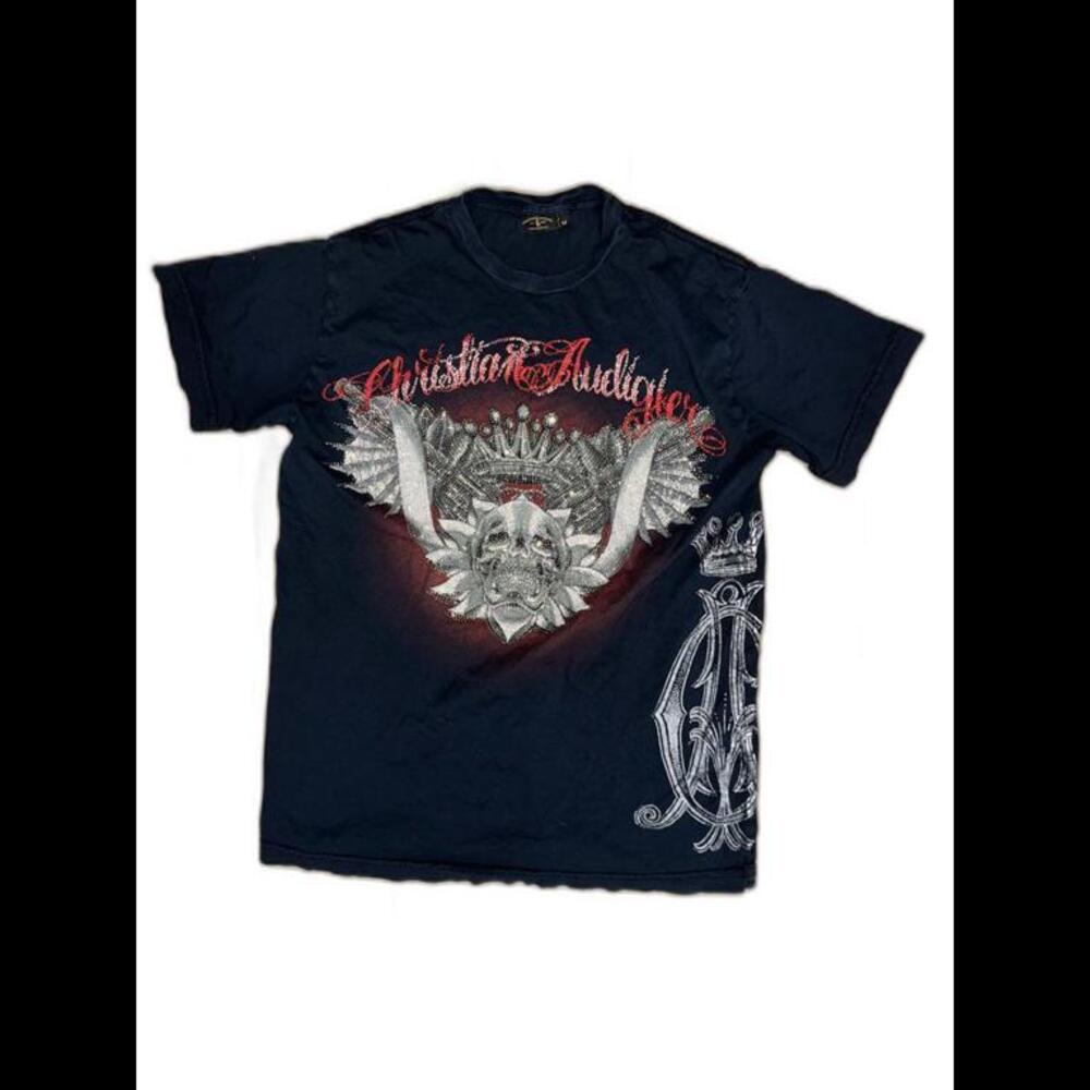 Vintage Christian Audigier Y2K Tshirt
